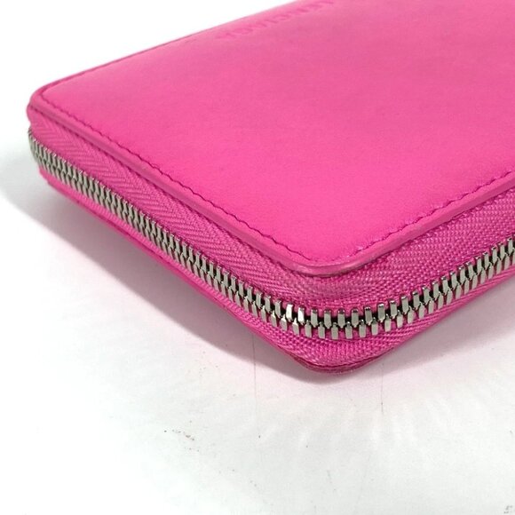 BALENCIAGA 659224 Compact wallet With logo strap Zip Around Folded wallet - Picture 8 of 14